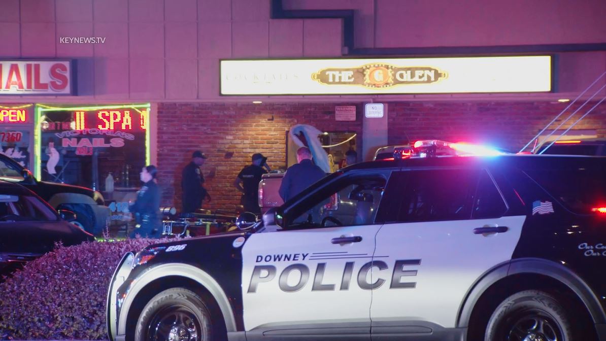 One person was hospitalized after shots rang out at a Downey bar on Oct. 5, 2023. (KeyNews)