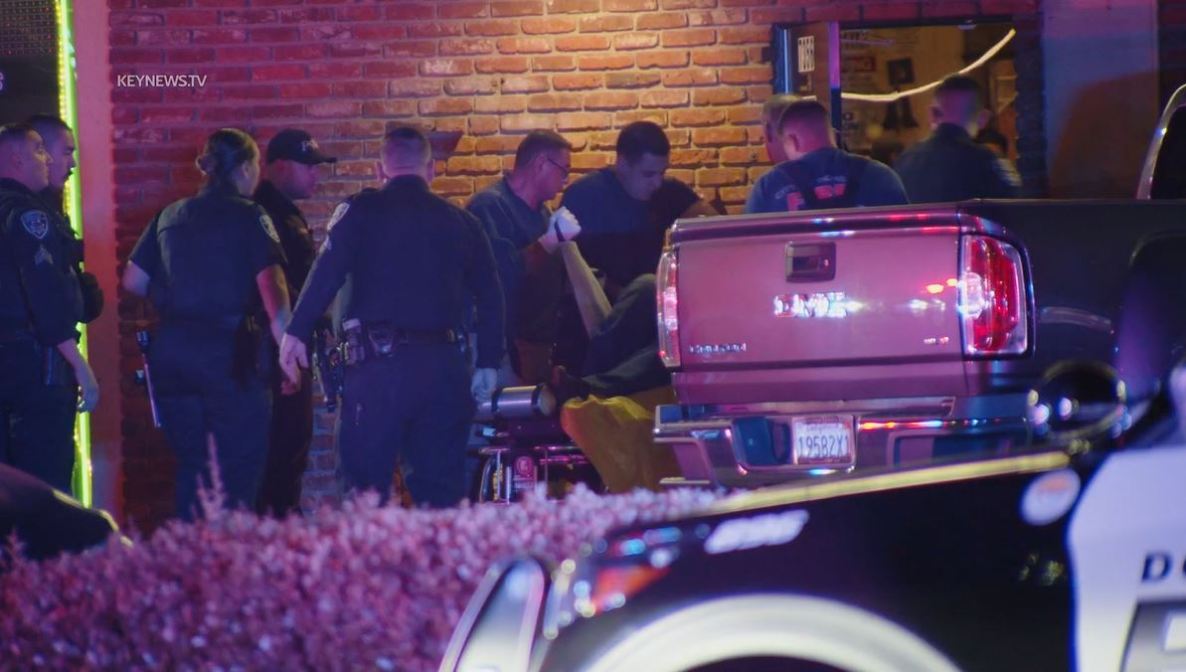 One person was hospitalized after shots rang out at a Downey bar on Oct. 5, 2023. (KeyNews)