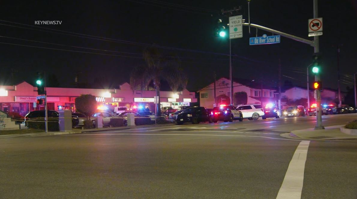 One person was hospitalized after shots rang out at a Downey bar on Oct. 5, 2023. (KeyNews)