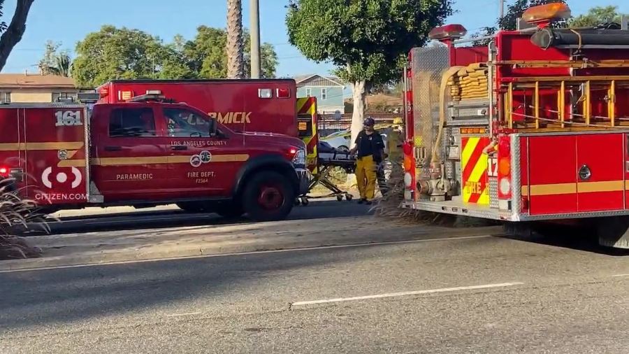 Five people were injured after a shooting in Inglewood on Oct. 7, 2023. (Citizen)