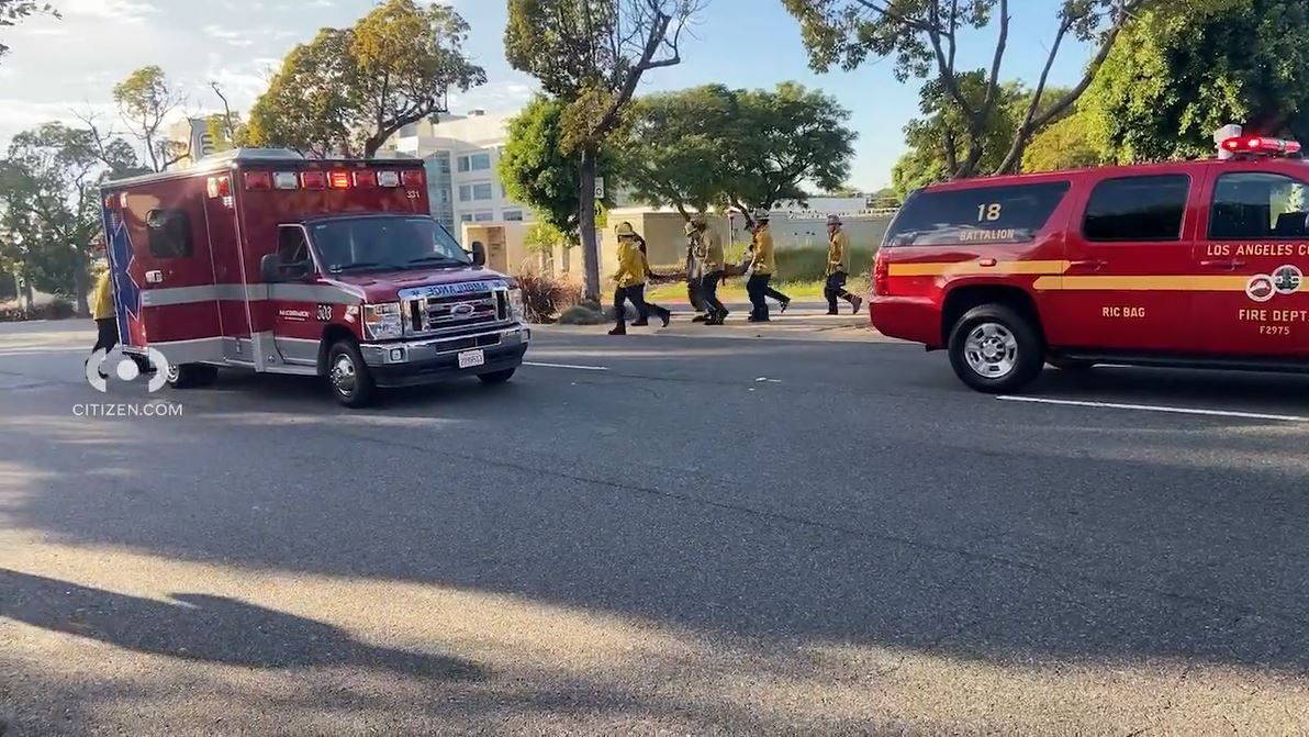 Five people were injured after a shooting in Inglewood on Oct. 7, 2023. (Citizen)