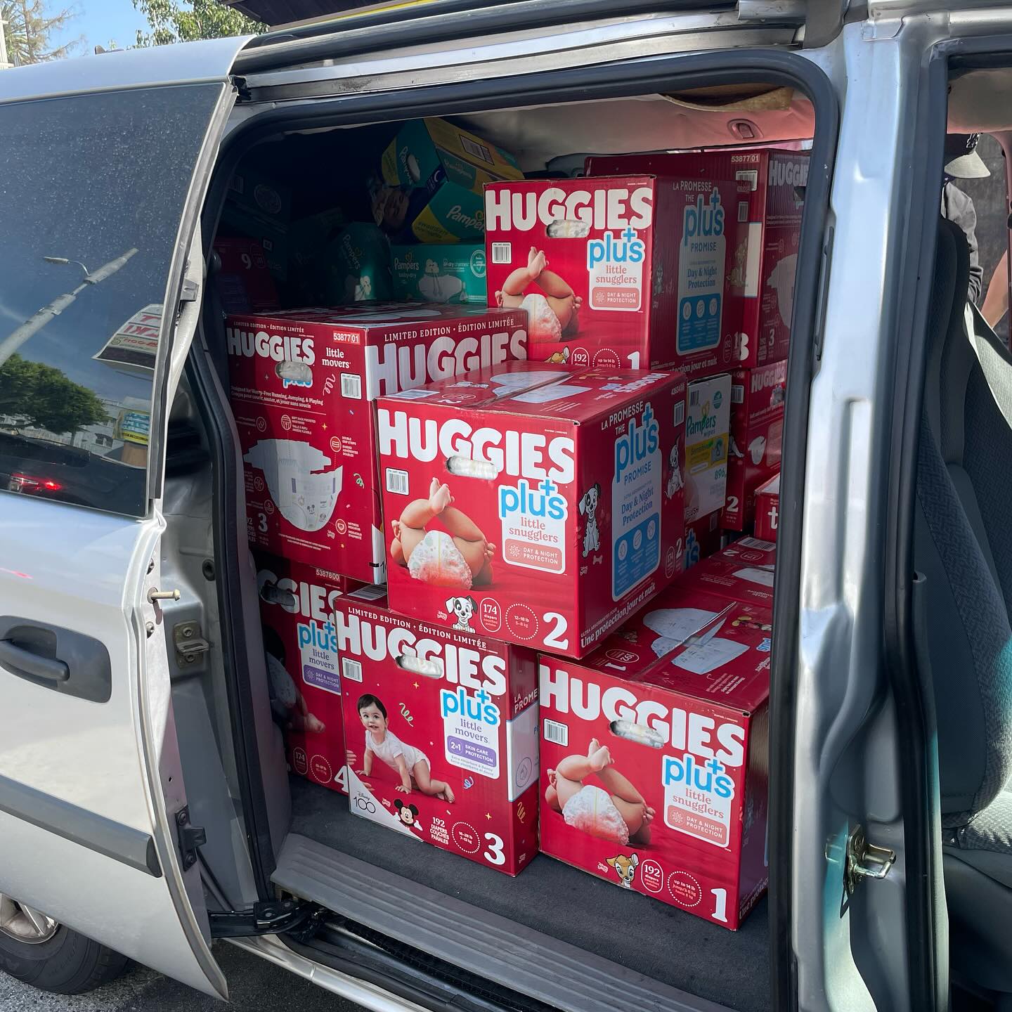 Two people were arrested after a shop was found allegedly sellling thousands of dollars worth of stolen merchandise from CVS and Target in Central L.A. on Oct. 10, 2023. (Los Angeles Police Department)