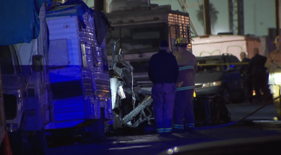 Boyle Heights RV fire