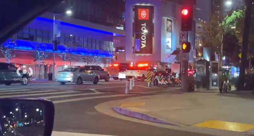 1 dead, 1 injured in shooting near L.A. Live downtown