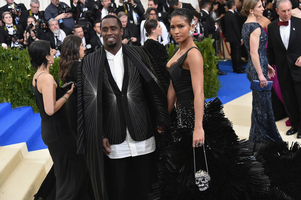 NEW YORK, NY - MAY 01: Sean 'Diddy' Combs aka Puff Daddy (L) and Cassie attend the "Rei Kawakubo/Comme des Garcons: Art Of The In-Between" Costume Institute Gala at Metropolitan Museum of Art on May 1, 2017 in New York City. (Photo by Mike Coppola/Getty Images for People.com)