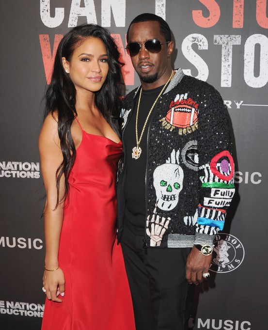 LOS ANGELES, CA - JUNE 21: Cassie Ventura and Sean Combs arrive at the Los Angeles Premiere Of "Can't Stop Won't Stop" at Writers Guild of America, West on June 21, 2017 in Los Angeles, California. (Photo by Jon Kopaloff/FilmMagic)