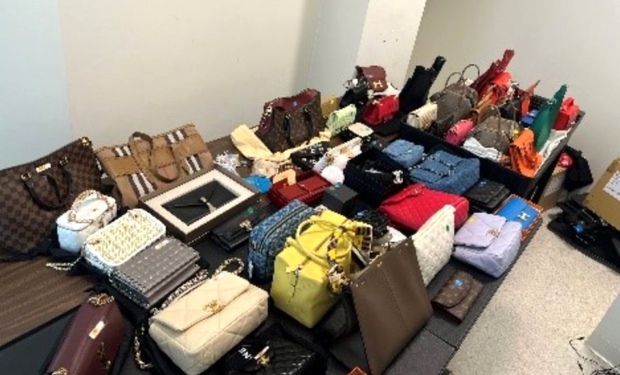 A woman was arrested for allegedly operating a crime fence that involved stolen luxury handbags throughout Southern California. (Los Angeles Police Department)