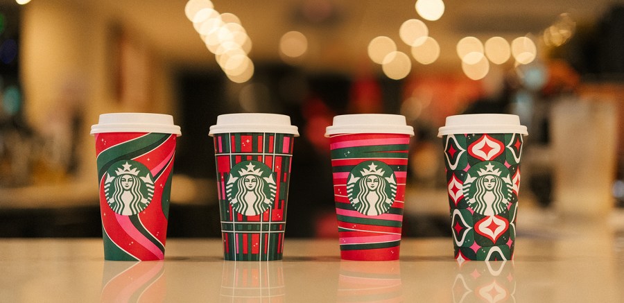 Starbucks holiday menu 