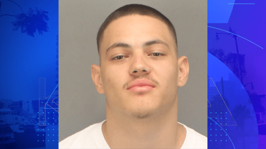 The suspect, Gabriel Hernandez, 24, in a photo from the Cathedral City Police Department.