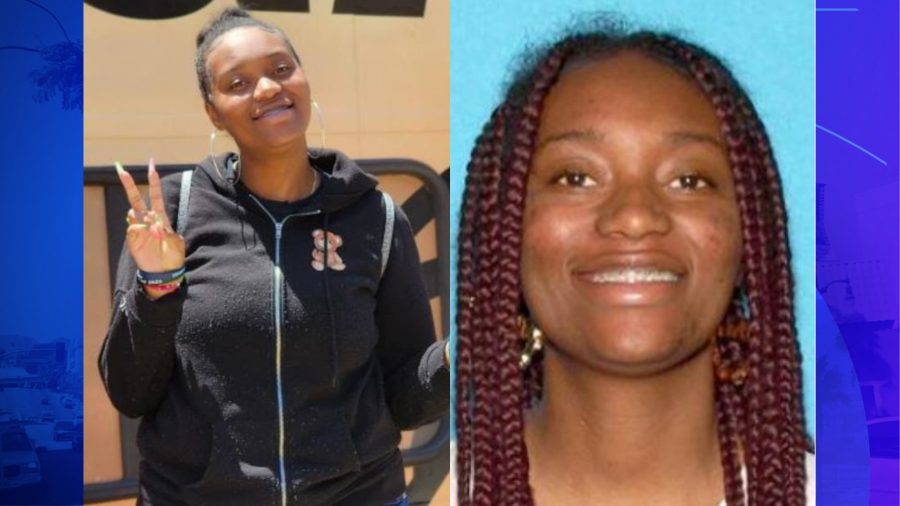 Jaichana McCoy, 20, seen in photos from the Los Angeles Police Department.