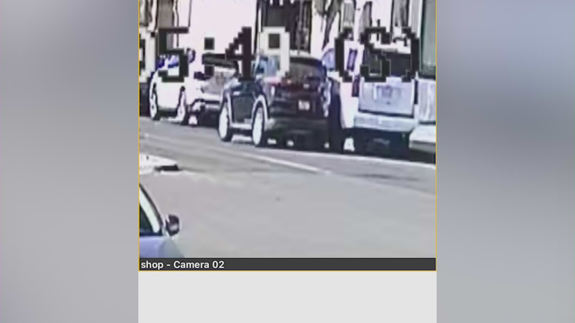 Surveillance video captured the terrifying moment a mother of four was struck and nearly killed by a hit-and-run driver in Whittier on Oct. 30, 2023. (Lisa Park-Ortiz)