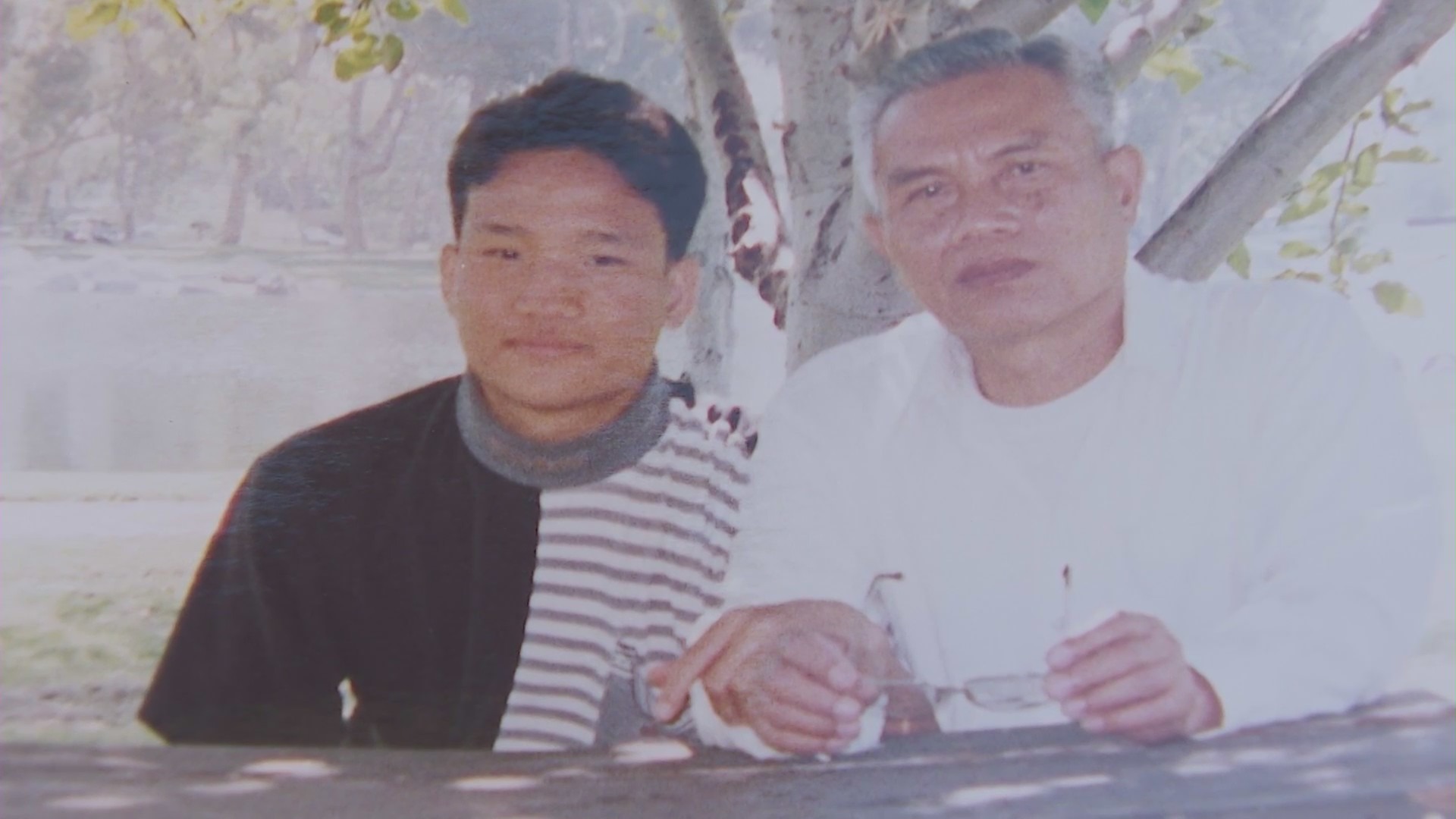 Chuong Pham and his son in a family photo.