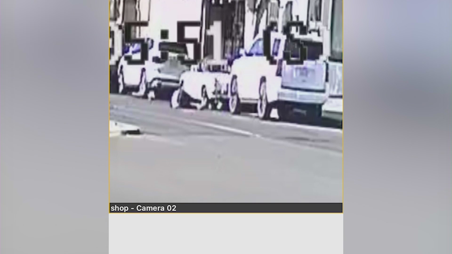 Surveillance video captured the terrifying moment a mother of four was struck and nearly killed by a hit-and-run driver in Whittier on Oct. 30, 2023. (Lisa Park-Ortiz)