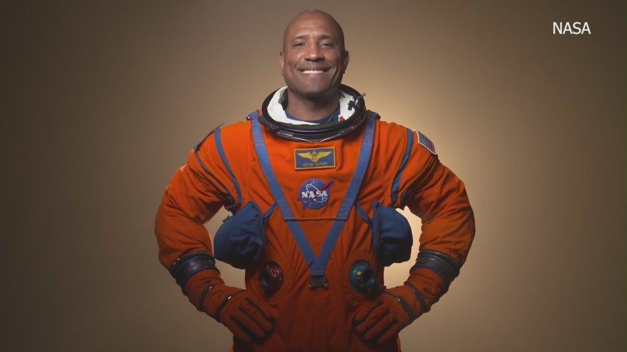 Victor Glover, a Pomona native and NASA astronaut, prepares for the Artemis II mission in 2024. (NASA)