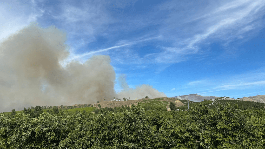 Several areas of Ventura County community evacuated due to wildfire