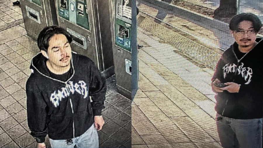 Suspect wanted after allegedly stabbing a man to death aboard a Metro train in South L.A. on Dec. 12, 2023. (Los Angeles Police Department)