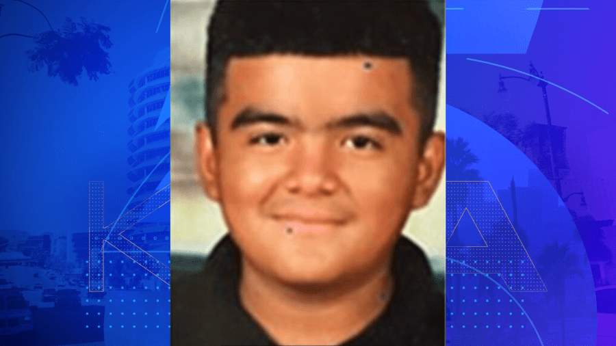 Oscar Eduardo Flores Sorta, 13, in a 2023 photo from the Los Angeles County Sheriff's Department.