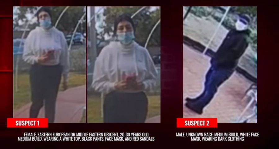 Surveillance video captured two suspects ransacking a Santa Ana home and escaping with around $130,000 in cash, jewelry along with a safe on Dec. 22, 2023. (Santa Ana Police Department)