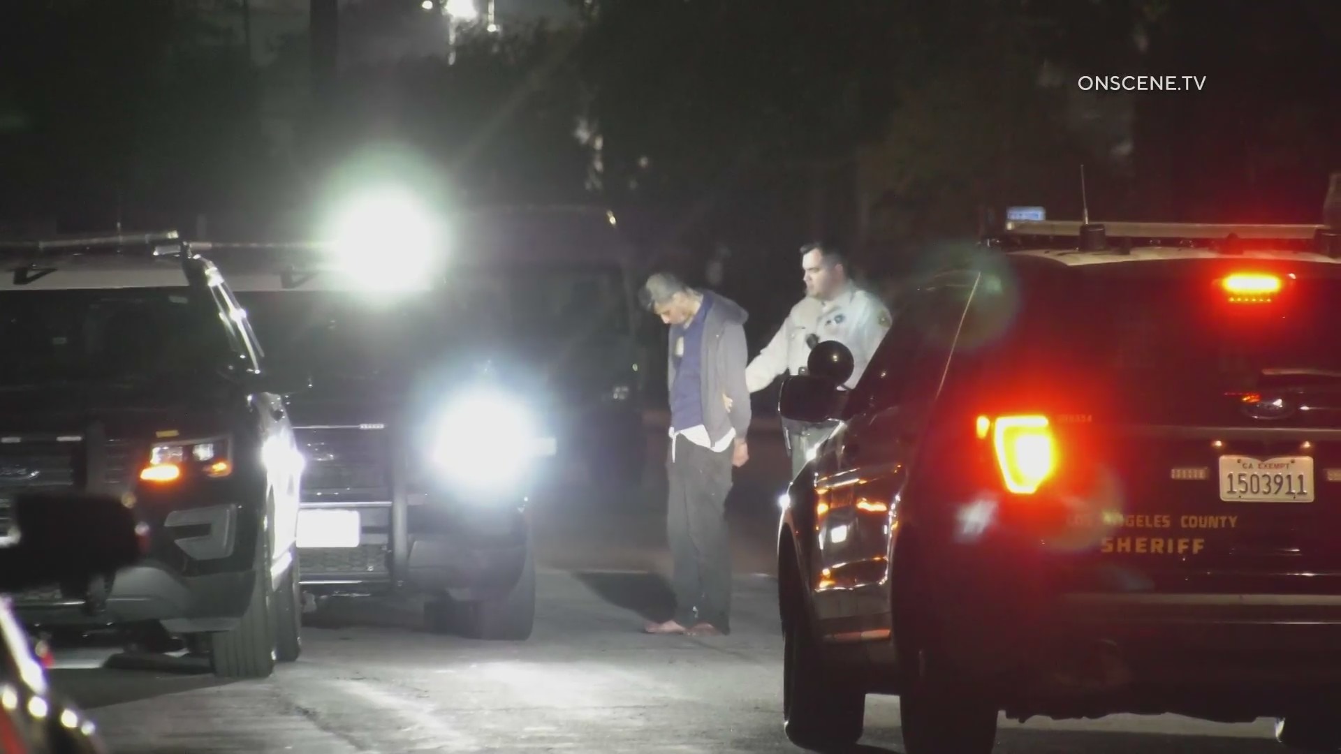 The suspect, Armando Torres, 32, was arrested by L.A. County deputies after allegedly breaking into a Norwalk home on Dec. 7, 2023. (OnScene.TV)