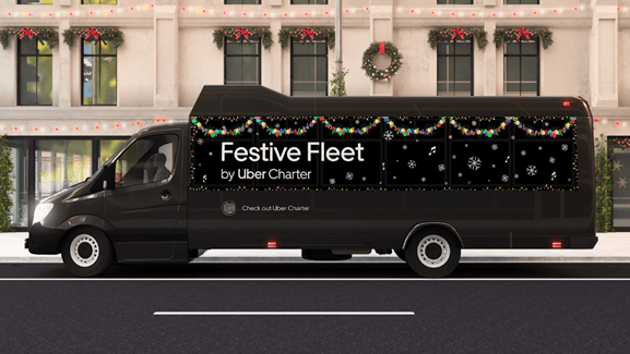 Uber offering festive, holiday-themed party buses in LA (Uber)