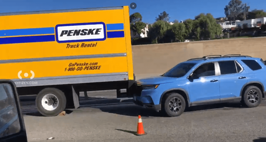 Man dead after rear ending lumber truck on SoCal freeway