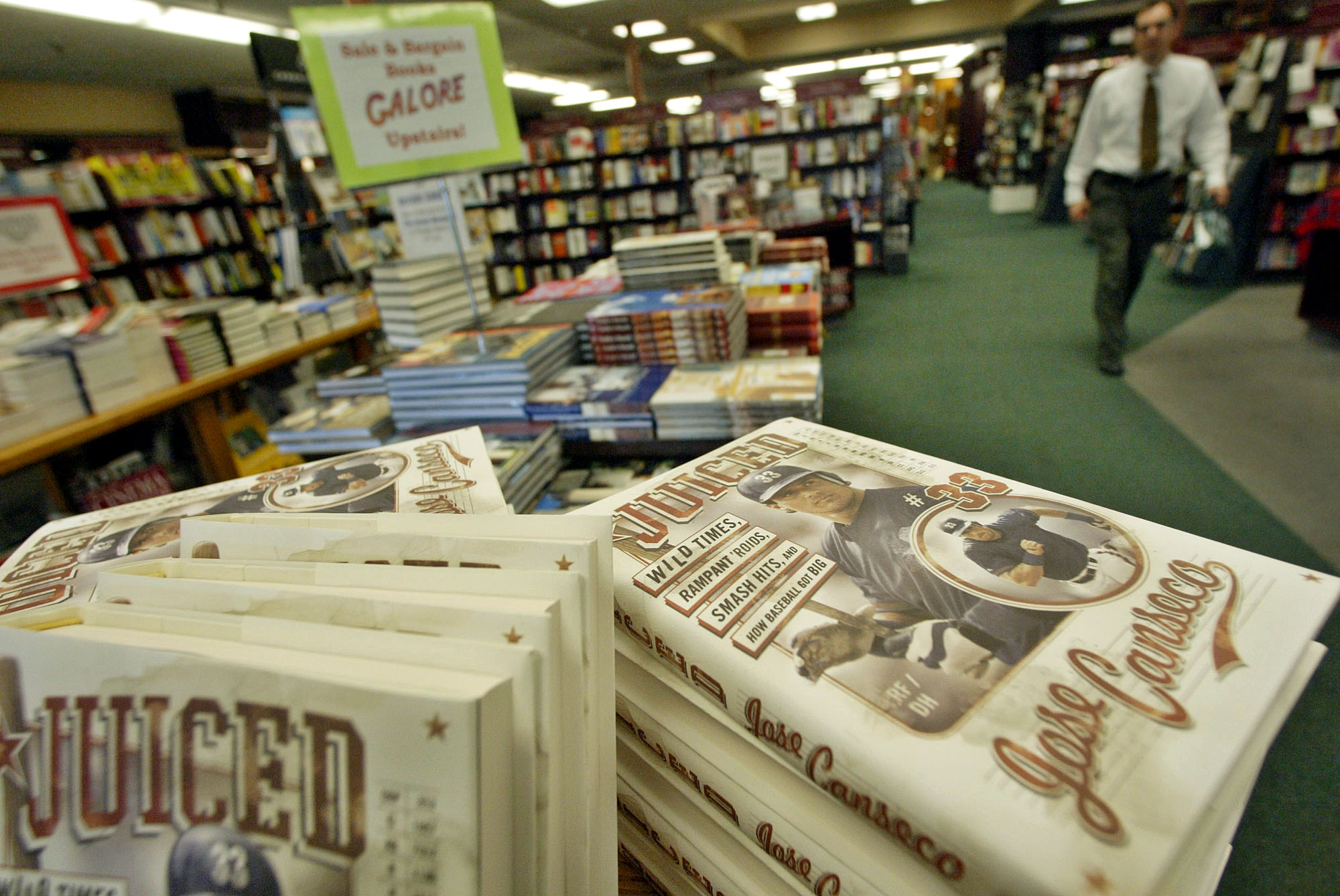 Jose Canseco book at Vroman's