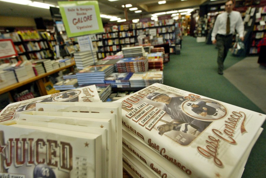 Jose Canseco book at Vroman's