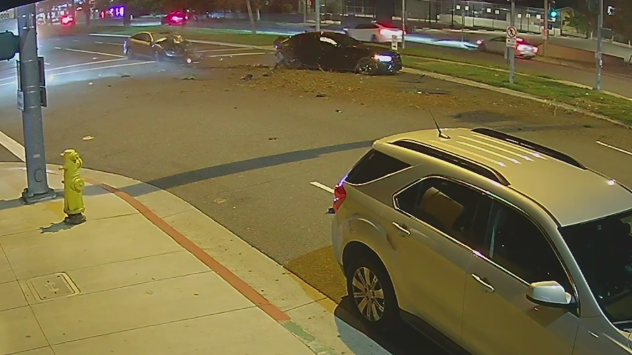 A fatal collision was captured on a surveillance camera in Glendale on New Year's Day 2024.