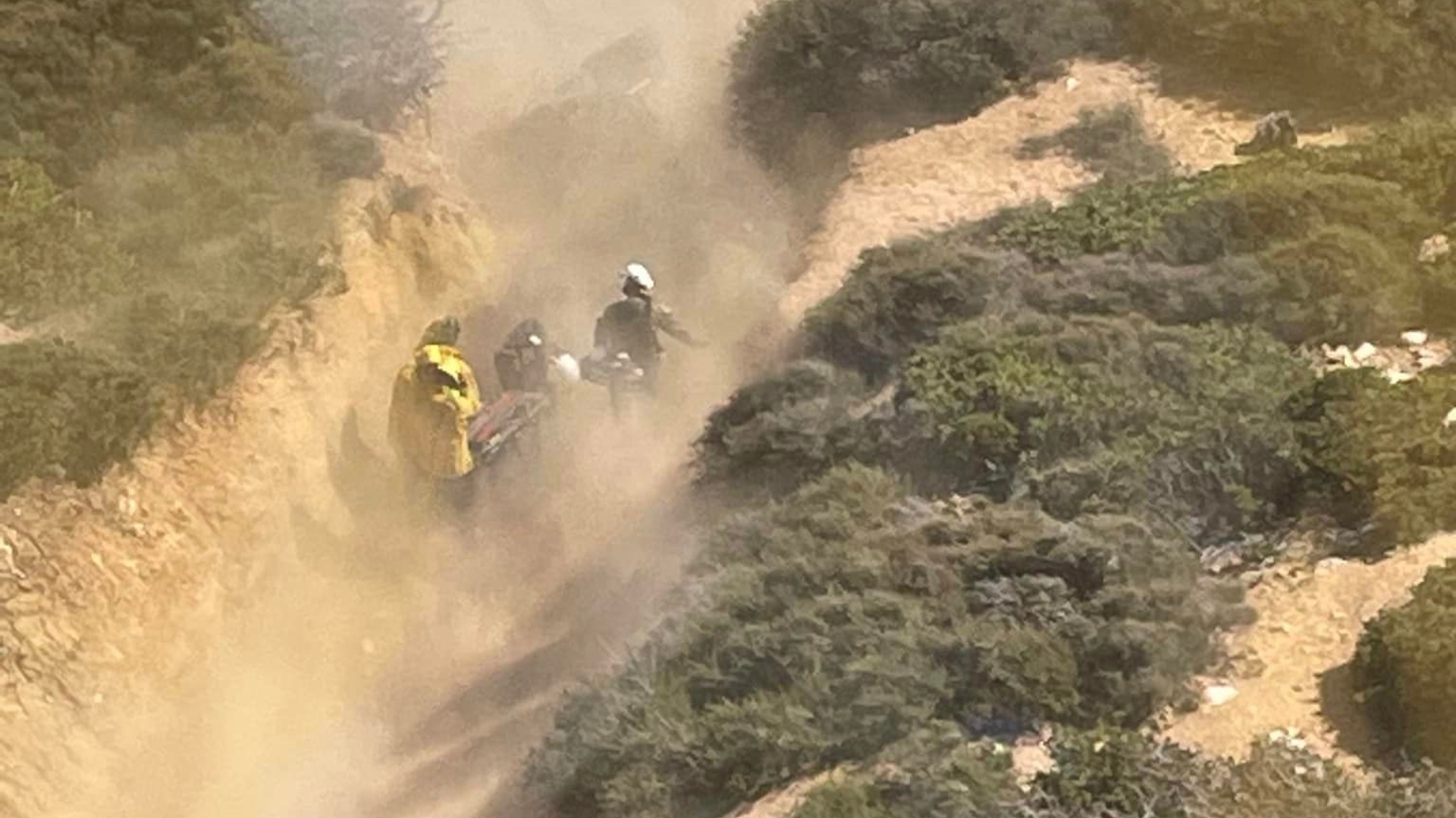 Man trapped under Jeep on remote off-roading trail