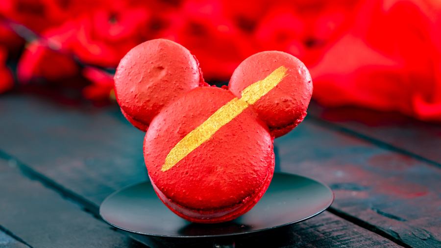 Strawberry Milk Tea Macaron (Bamboo Blessings at Disney California Adventure Park in Anaheim. (David Nguyen/Disneyland Resort)