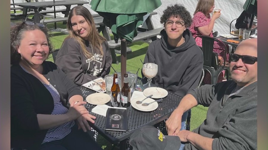 Angelina Esqueda and her family in a personal photo.