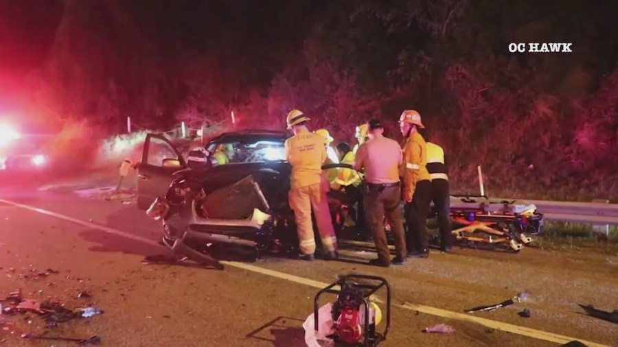 Video captures another violent crash on PCH; authorities searching for driver