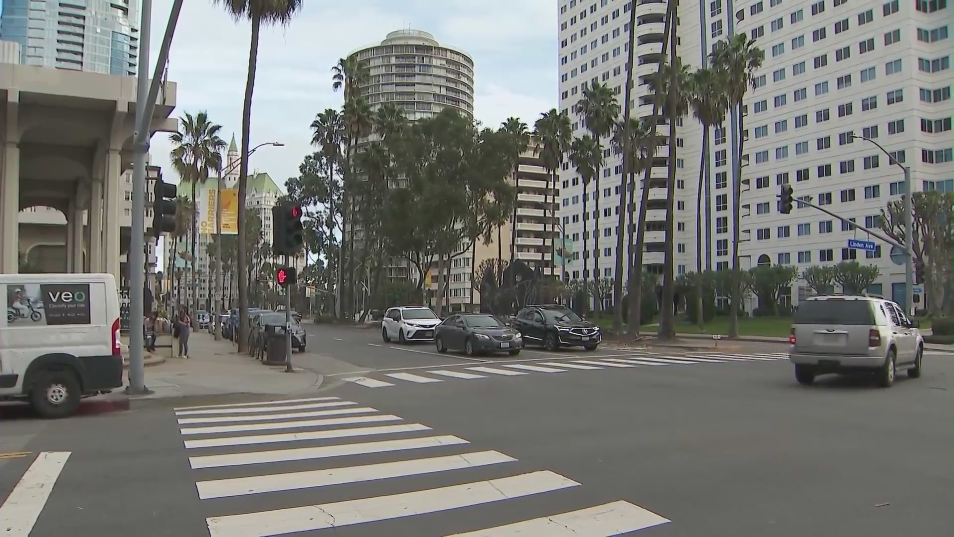 A city street in Long Beach, California. (KTLA)