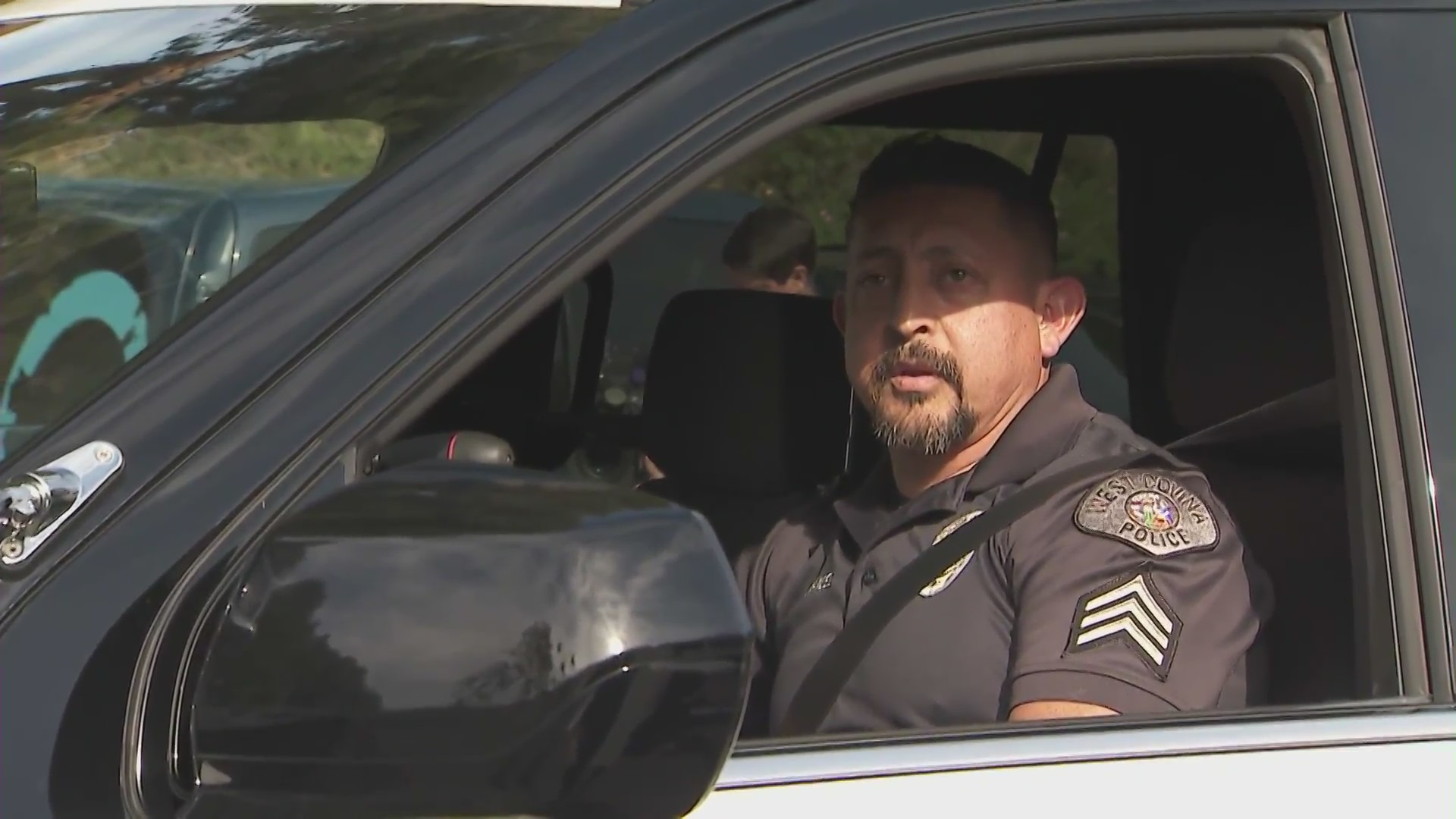 West Covina Police Sergeant Abel Hernandez, a 17-year veteran of the force. (KTLA)