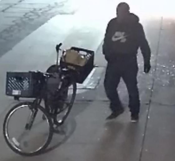 A suspect wanted for smashing glass windows and doors in a series of possible hate crimes targeting stores in the San Fernando Valley in January 2024. A suspect wanted for smashing glass windows and doors in a series of possible hate crimes targeting stores in the San Fernando Valley in January 2024.