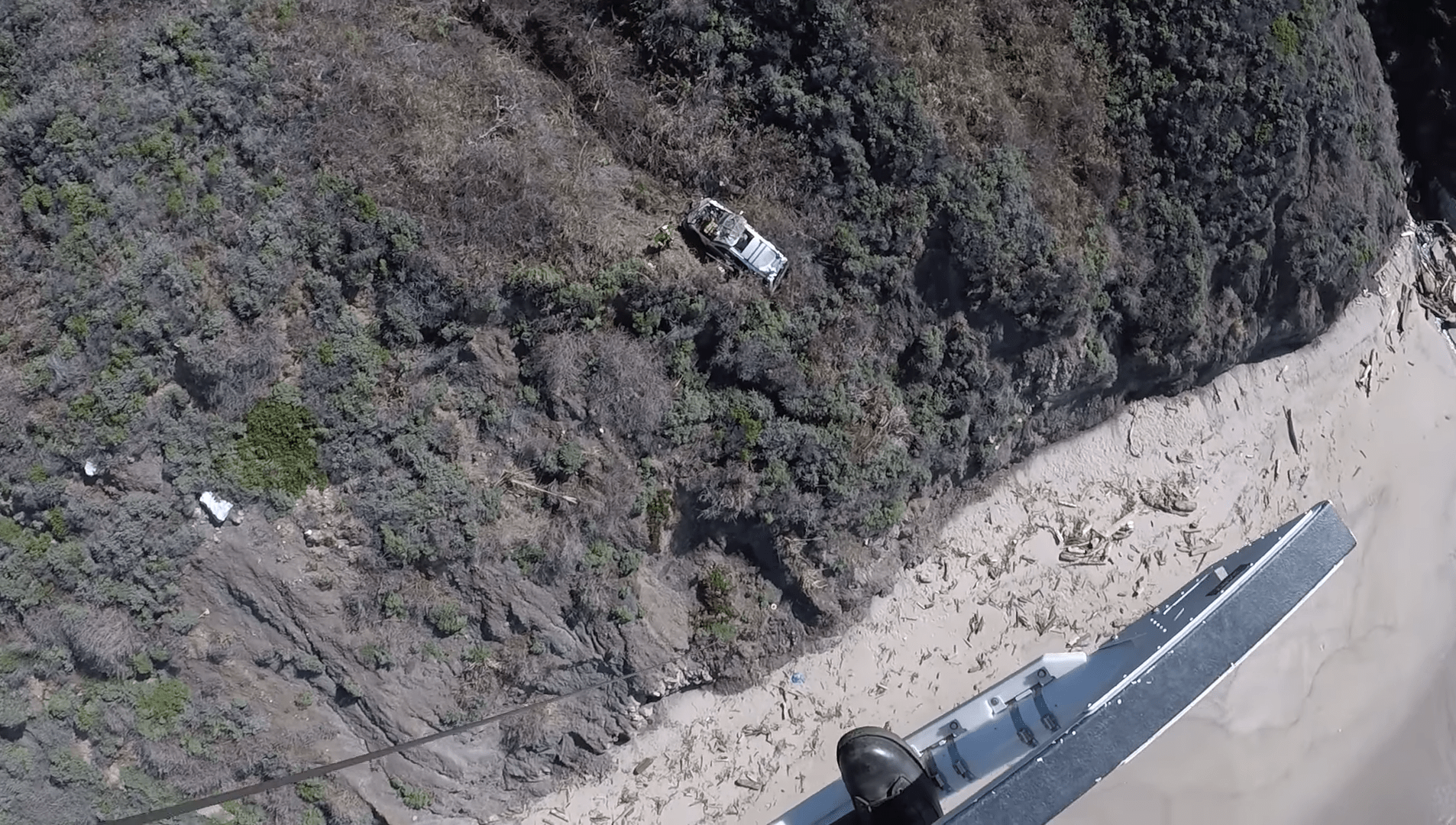 CHP Big Sur car rescue