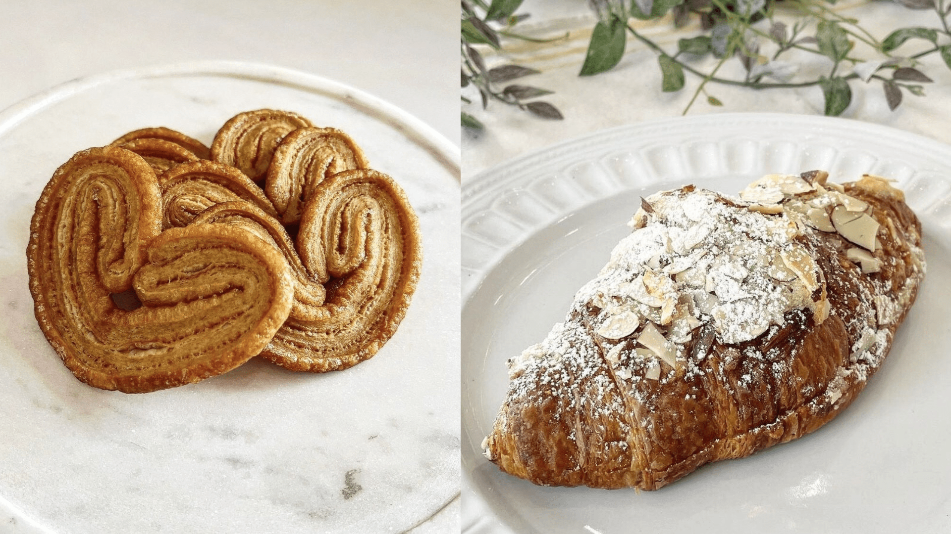 Palmier and almond croissant at Cream Pan Bakery in Tustin, California. (Cream Pan Bakery)