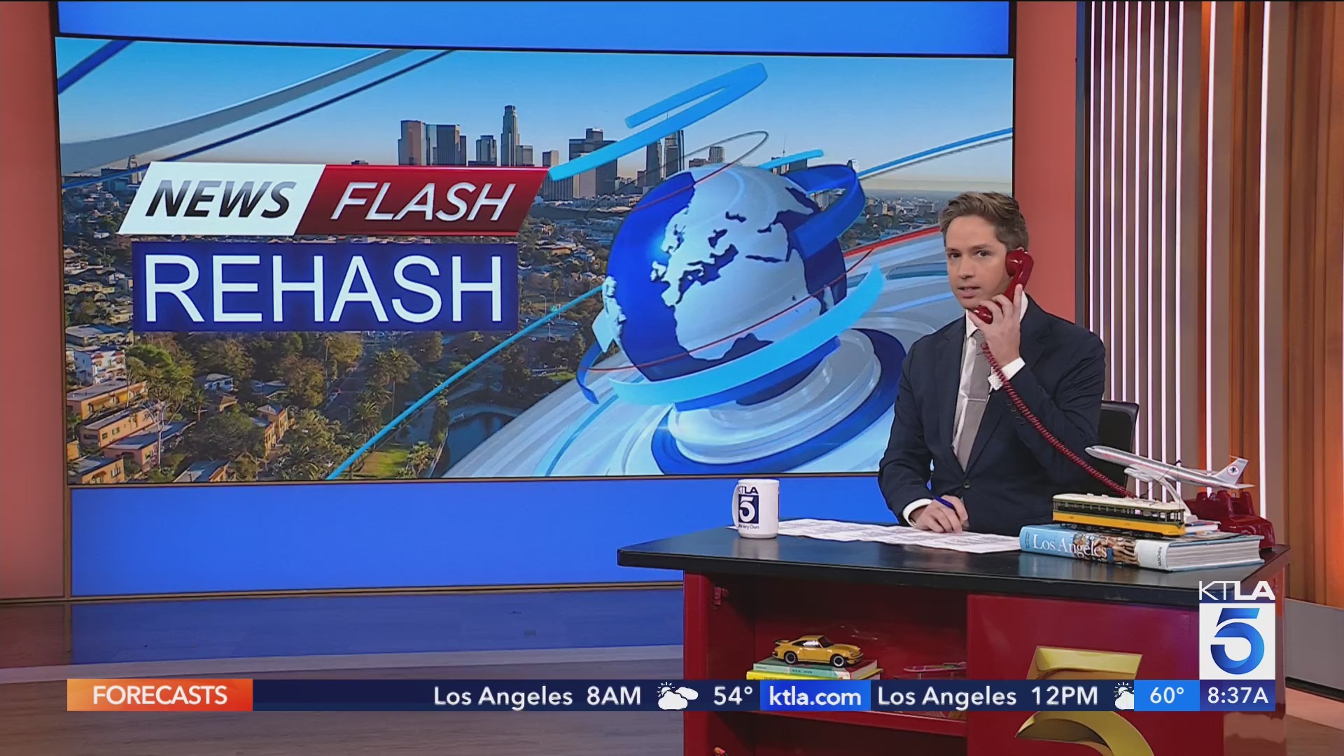 Andy Riesmeyer launches KTLA's Newsflash Rehash