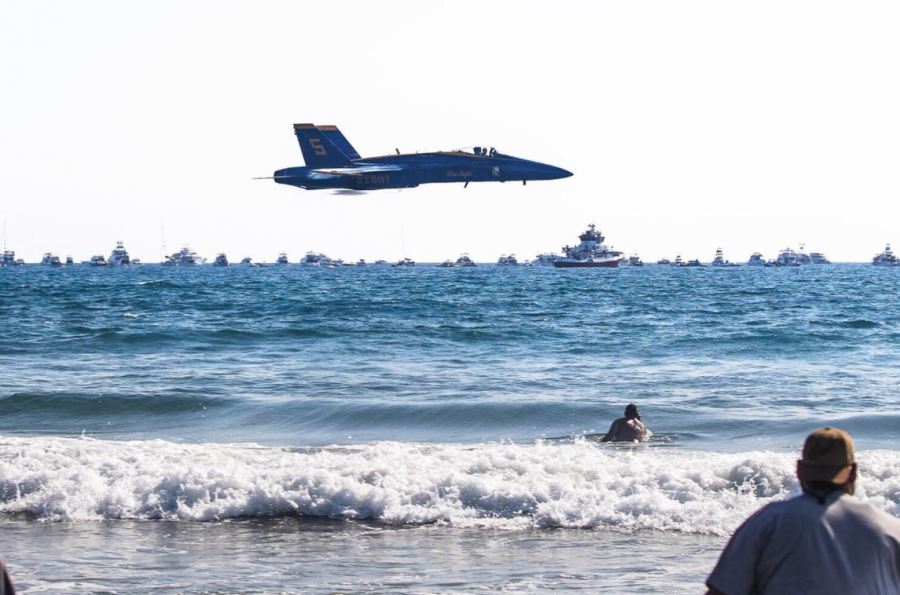 Aircraft demonstrations and performances at the Pacific Airshow in Huntington Beach. (Pacific Airshow)