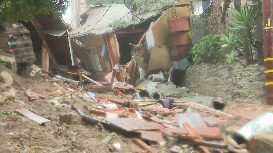 Residents self-evacuate following powerful mudslide in Beverly Glen