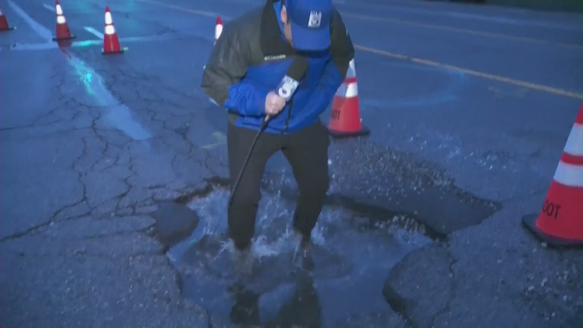 Massive potholes damaging vehicles across Southern California