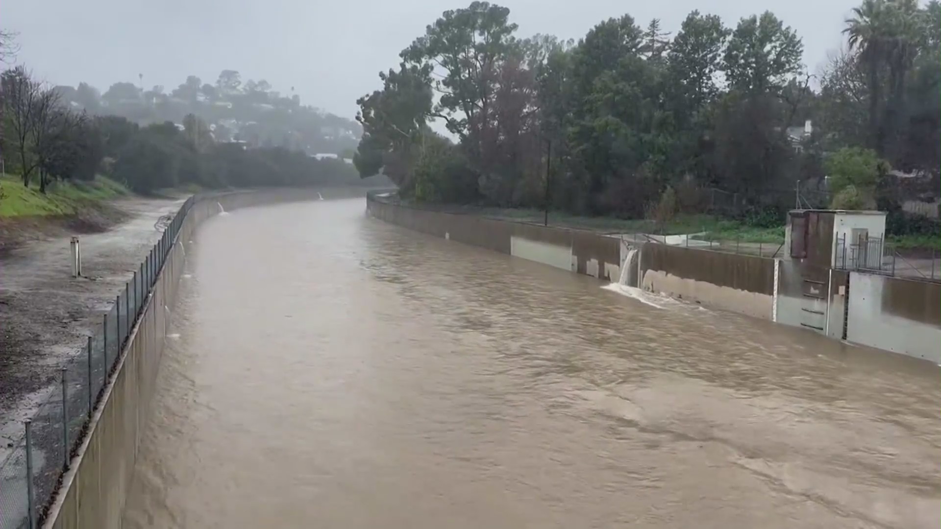 Sepulveda Basin closed to all traffic due to flooding 