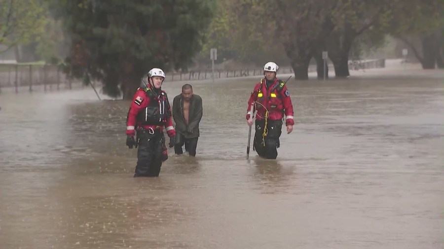 Sepulveda Basin closed to all traffic due to flooding 