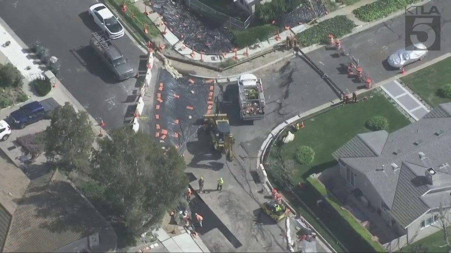 Palos Verdes Road Collapse