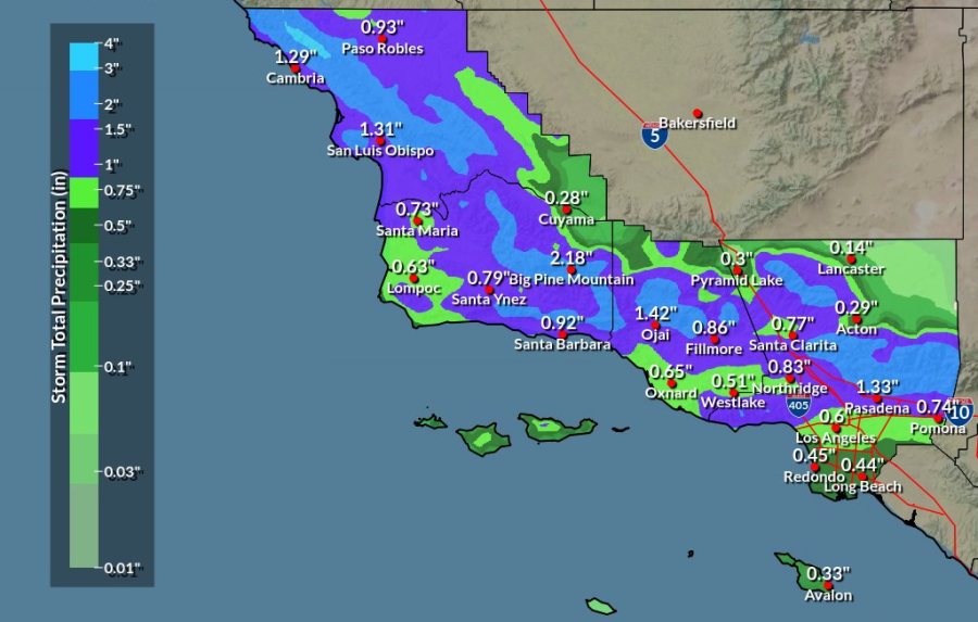 Rain Forecast Map