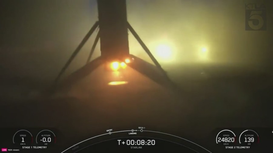 SpaceX Falcon 9 rocket launched in SoCal