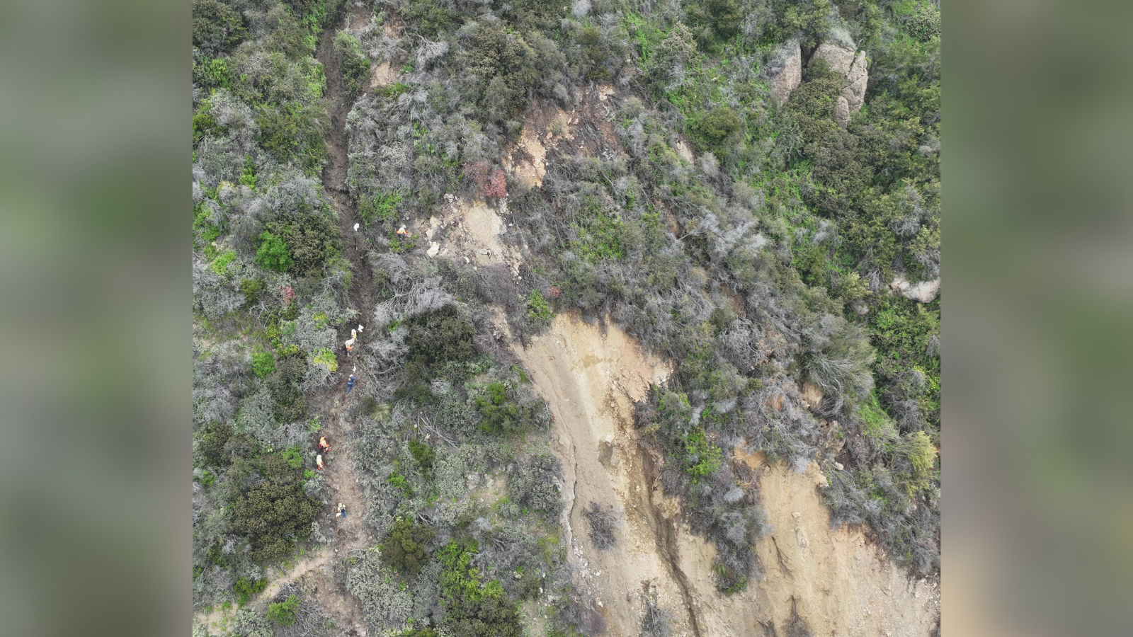 Topanga Canyon slide