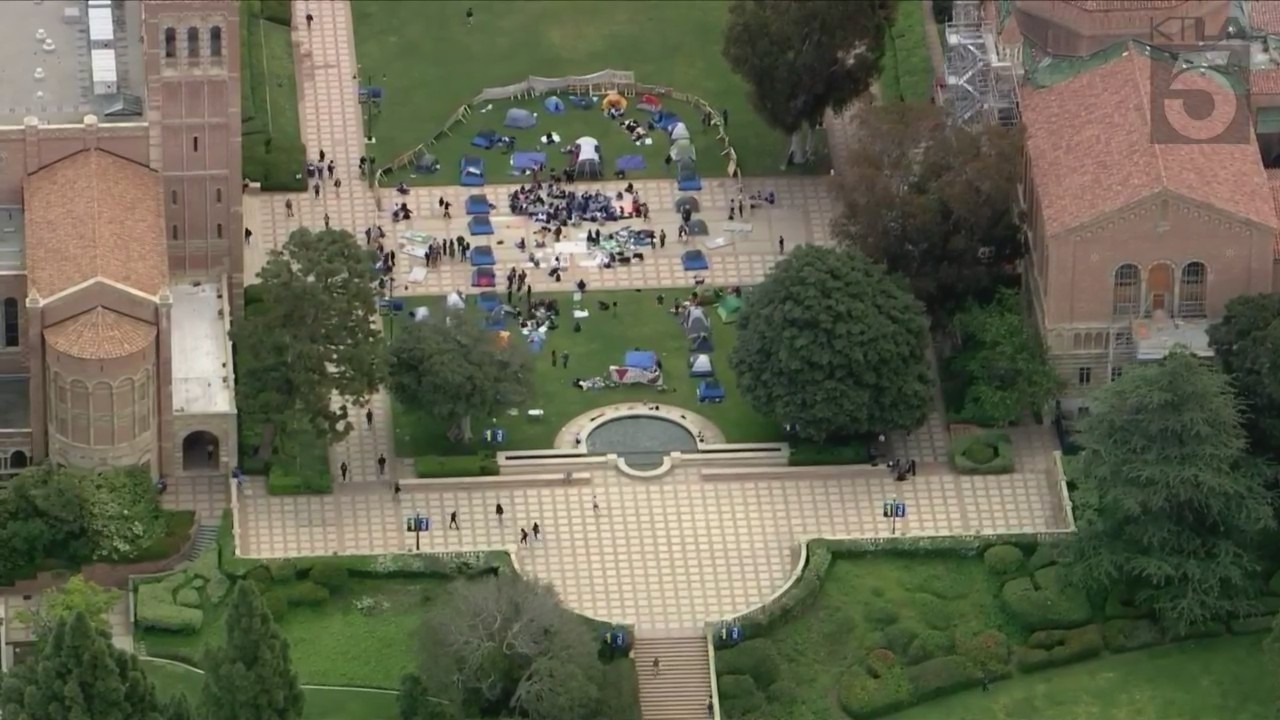 UCLA pro-Palestine demonstration