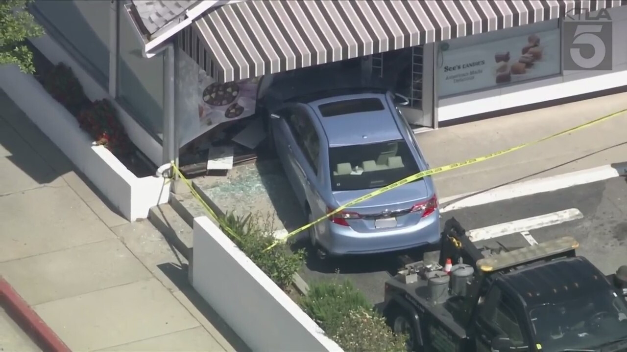 See's Candies car crash