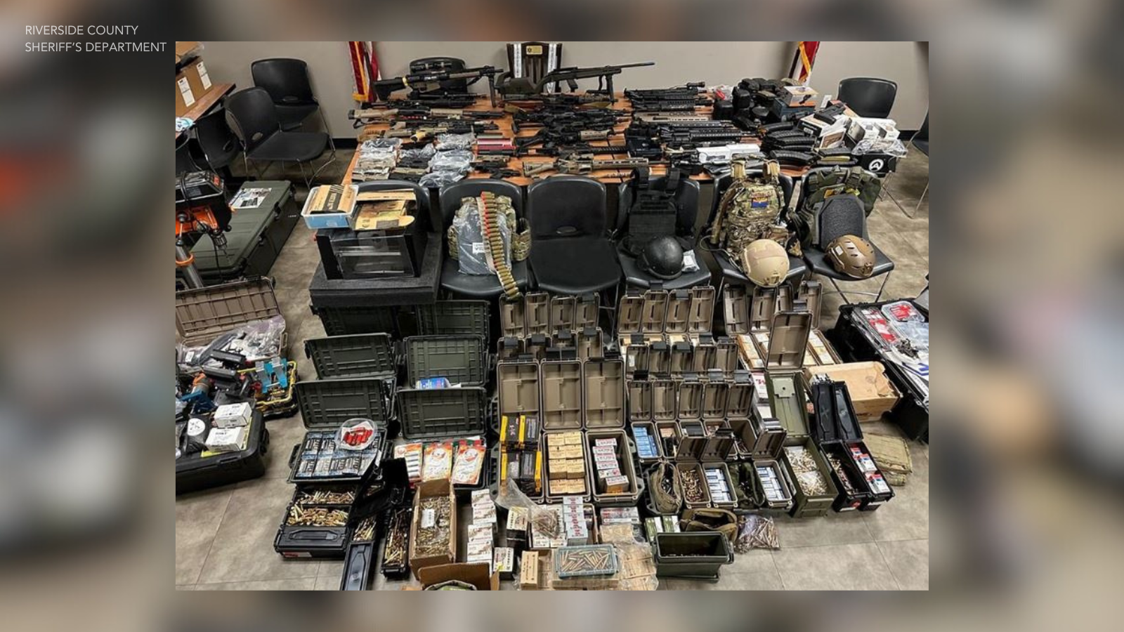 Riverside County SD guns seized